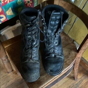 Men's Black Leather Boots